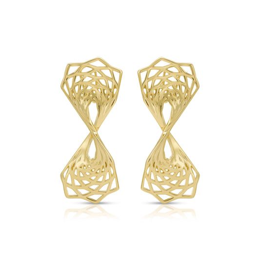 Asa Twisted Omega Clip Earrings