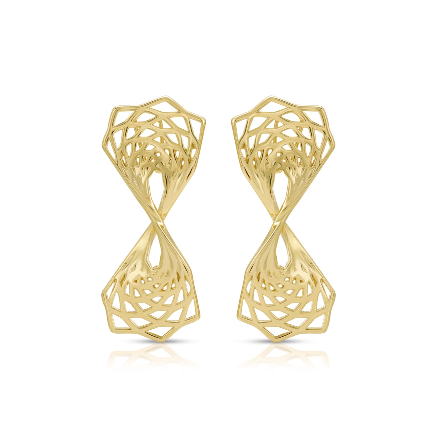 Asa Twisted Omega Clip Earrings